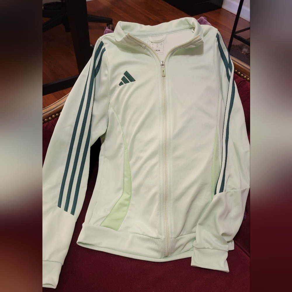 Adidas Women's Light Green Bomber Jacket